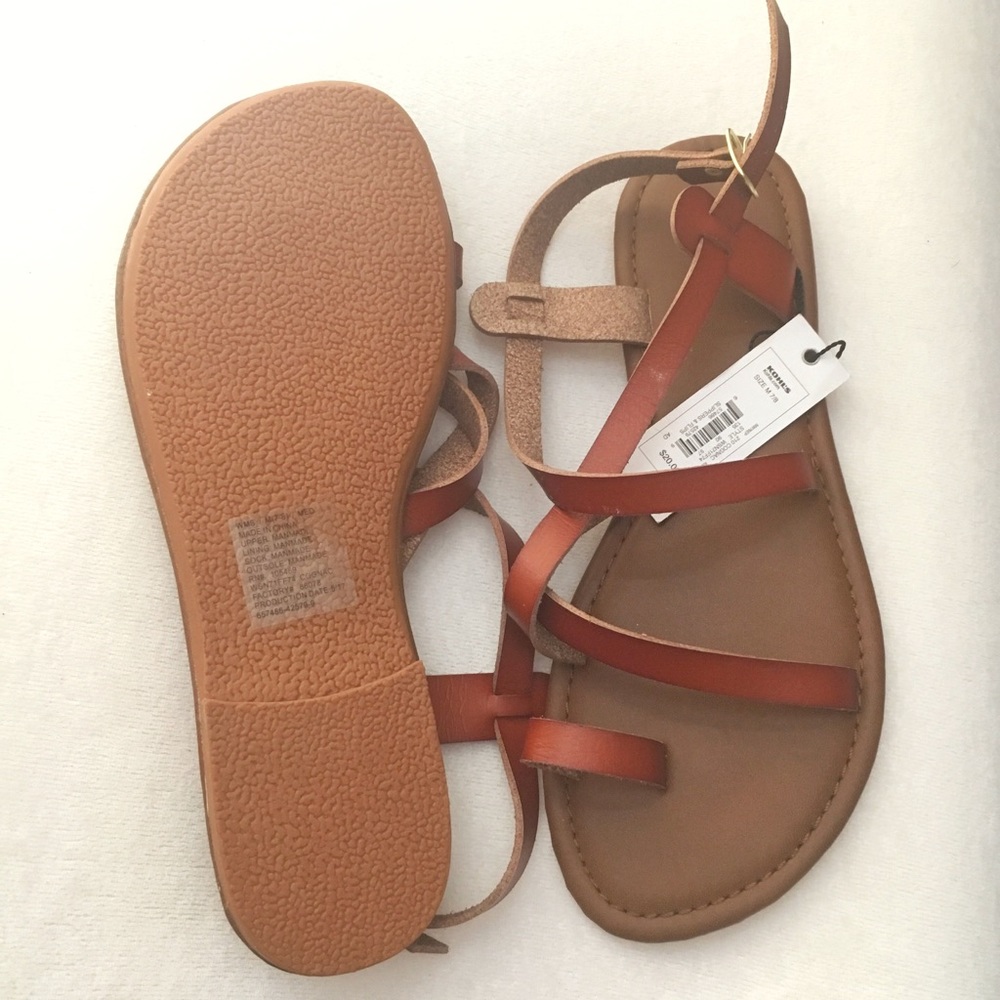 Kohl’s Cognac Sandals S7/8